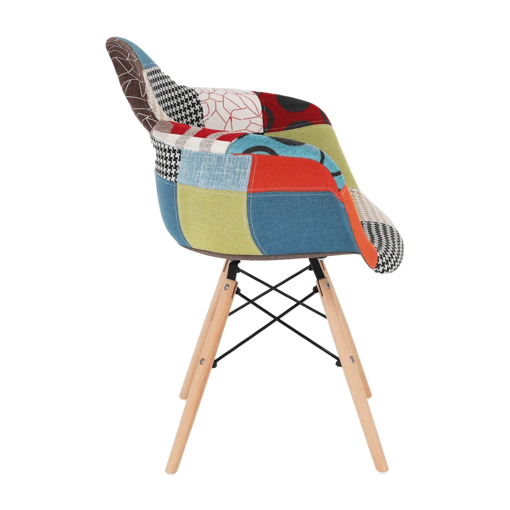 Scaun, patchwork/fag, TOBO 3 NEW