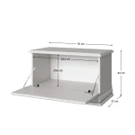 Suport pantofi, woodline crem, TIFFY 1K