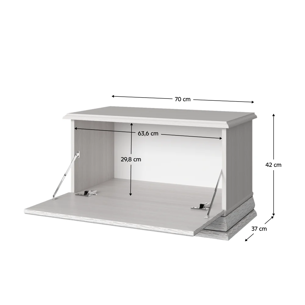Suport pantofi, woodline crem, TIFFY 1K