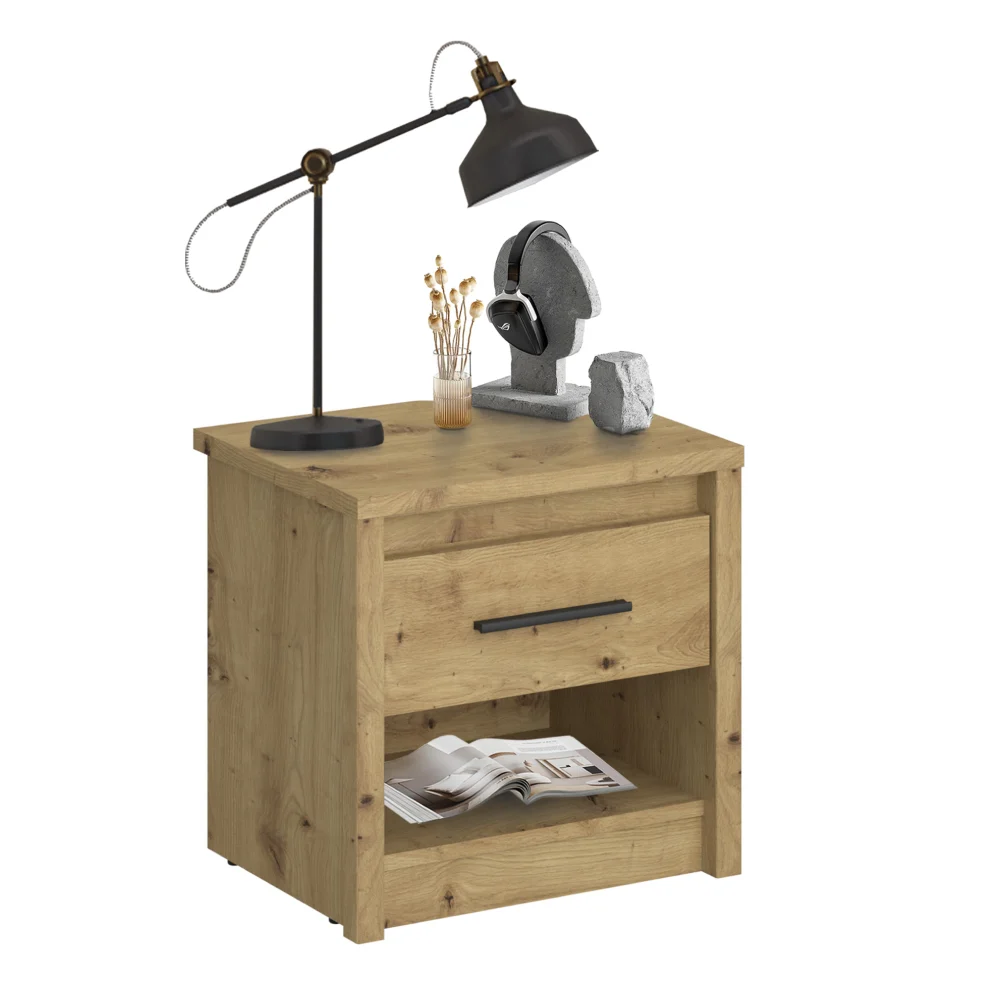 Noptiera 1S, stejar Artisan, AIRON