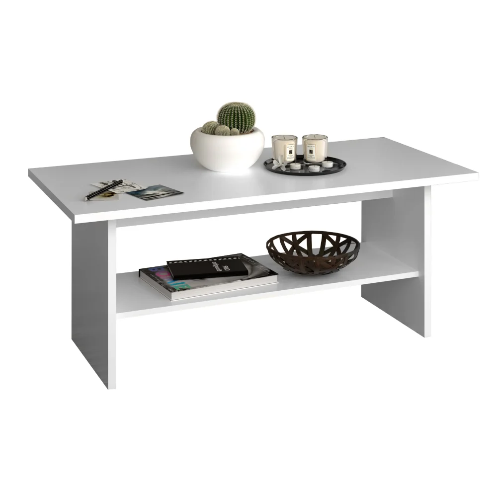 Masuta de cafea 120, alba, ERODIN