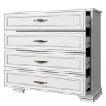 Comoda cu 4 sertare, woodline crem, TIFFY 4S