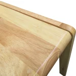 Set de sufragerie 1+4, lemn masiv, natural, LOAK