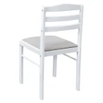 Set de sufragerie 1+4, alb/gri bej, SOMIN