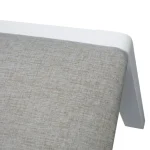 Set de sufragerie 1+4, alb/gri bej, SOMIN