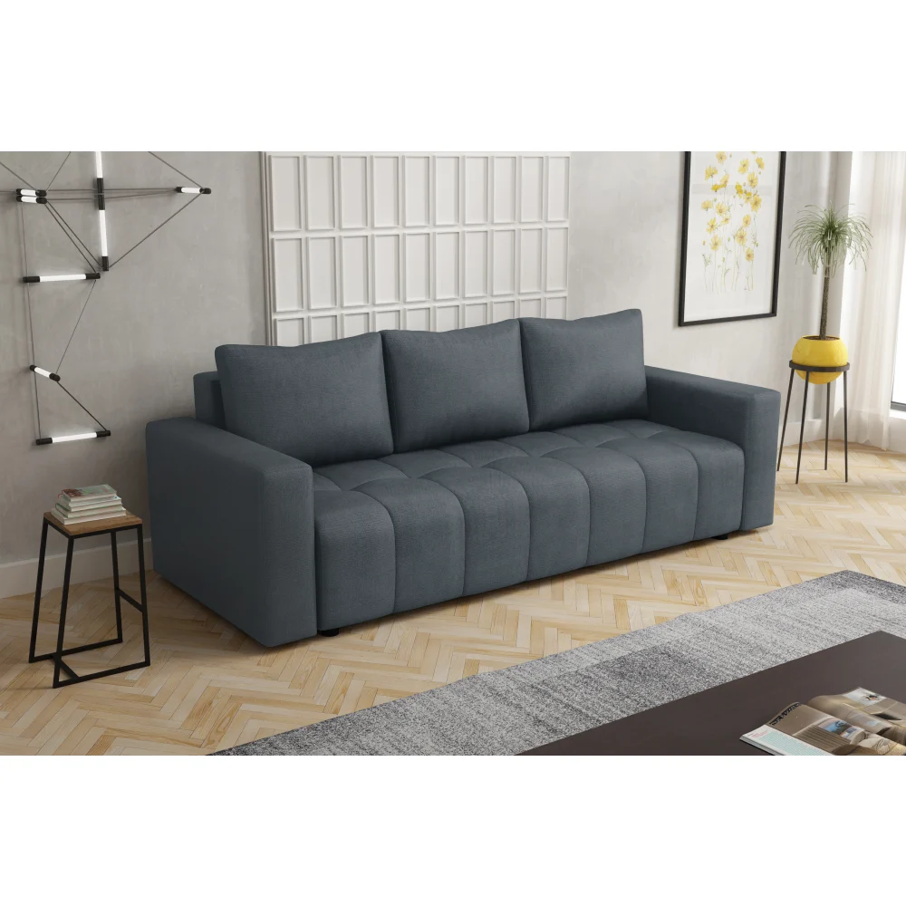 Canapea extensibila, gri, MARIK