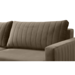 Canapea extensibila, gri-bej Taupe, PALEM