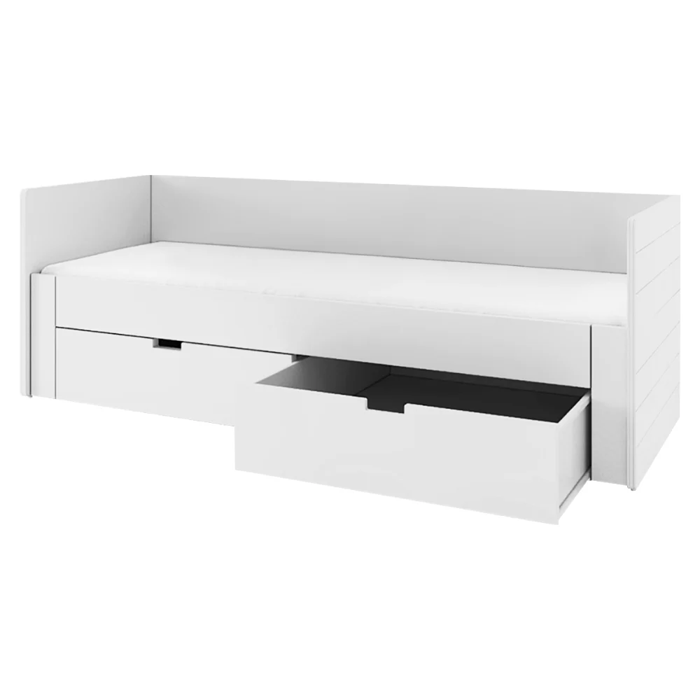 Pat extensibil, alb, 90/180x200, ANTONY