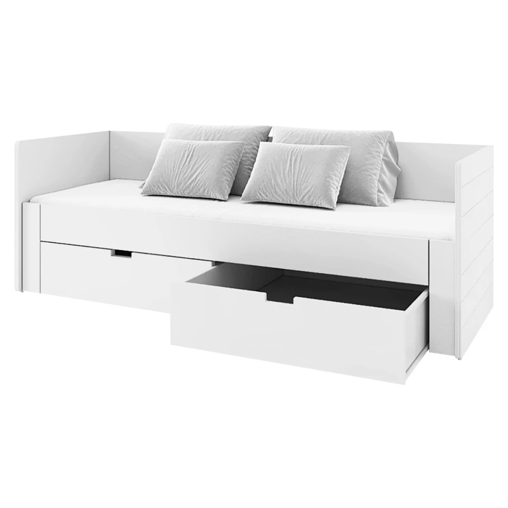 Pat extensibil, alb, 90/180x200, ANTONY