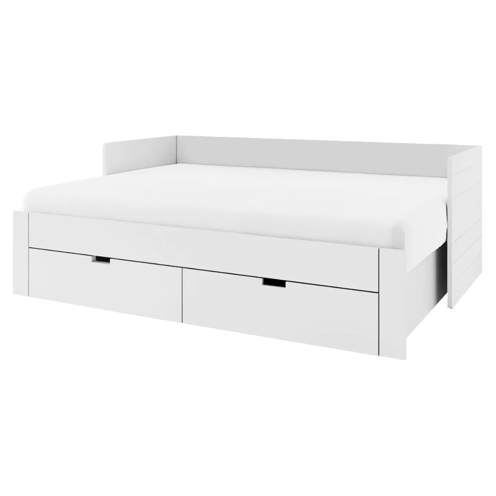 Pat extensibil, alb, 90/180x200, ANTONY