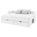 Pat extensibil, alb, 90/180x200, ANTONY