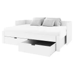 Pat extensibil, alb, 90/180x200, ANTONY