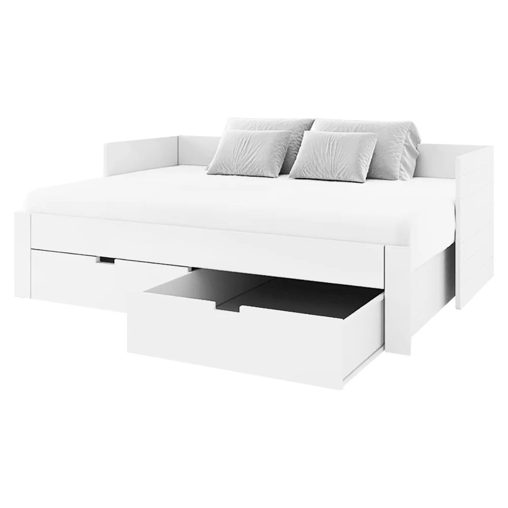 Pat extensibil, alb, 90/180x200, ANTONY