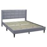 Pat, 160x200, gri tesatura Velvet, BELATO