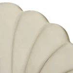 Pat tapitat, 160x200, tesatura Velvet bej, ISADORA