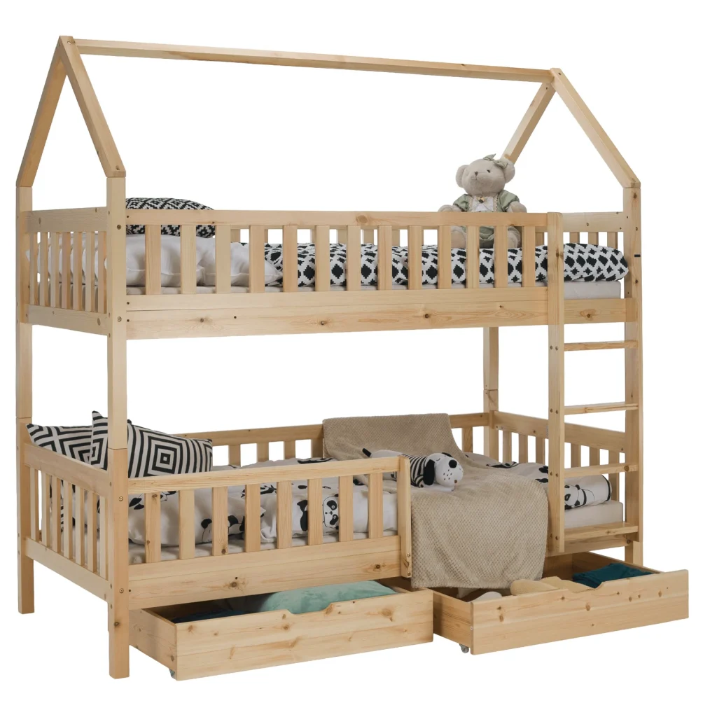 Pat supraetajat Montessori, natural, VENITA TYP 2