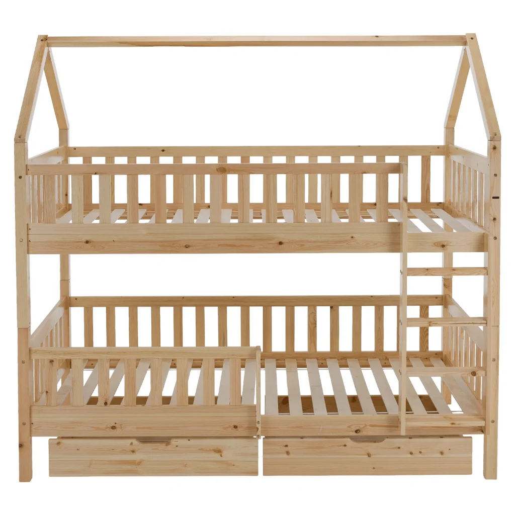 Pat supraetajat Montessori, natural, VENITA TYP 2