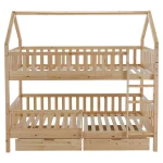 Pat supraetajat Montessori, natural, VENITA TYP 2