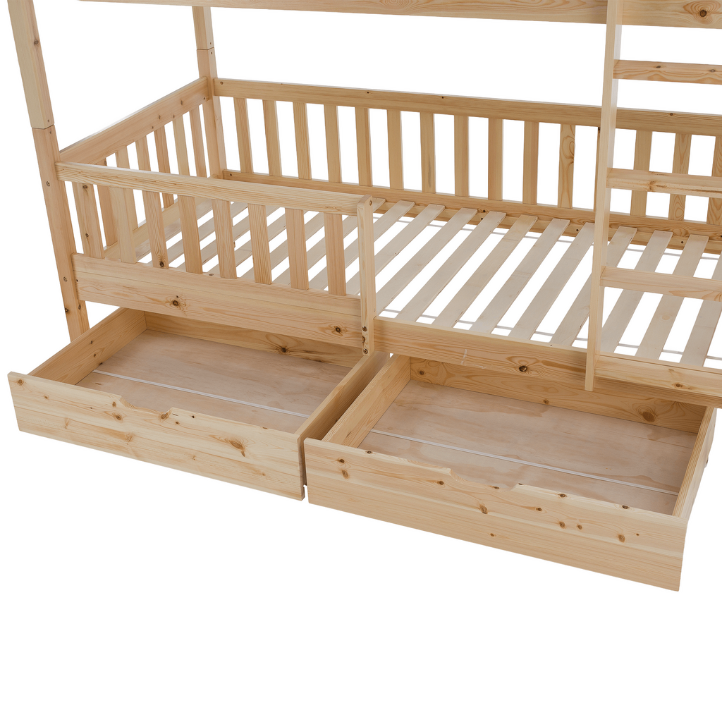 Pat supraetajat Montessori, natural, VENITA TYP 2