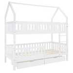 Pat supraetajat Montessori, alb, VENITA TYP 2