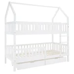 Pat supraetajat Montessori, alb, VENITA TYP 2