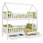 Pat supraetajat Montessori, alb, VENITA TYP 2