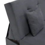 Canapea extensibila, gri, ALADA