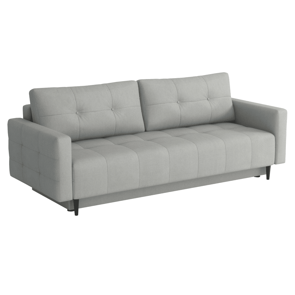 Canapea extensibila, gri deschis, DORY