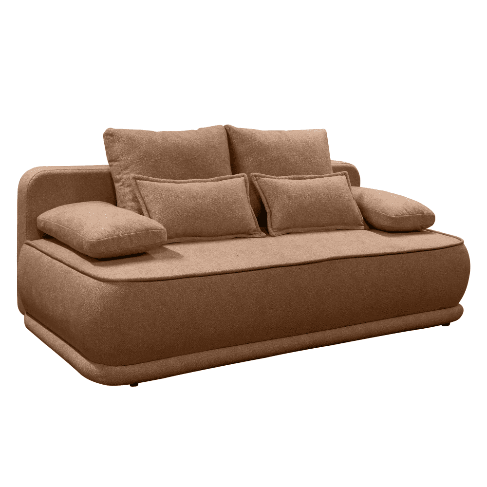 Canapea extensibila, melir maro, LAGO