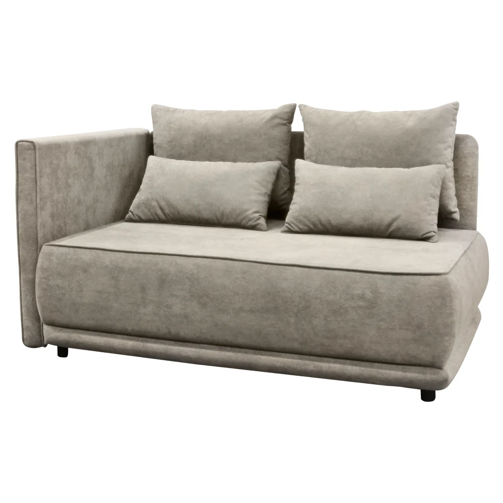 Canapea extensibila, bej gri Taupe, pe stanga, LIAMI