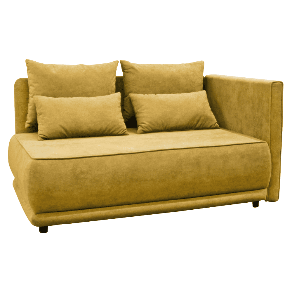 Canapea extensibila, mustar, pe dreapta LIAMI