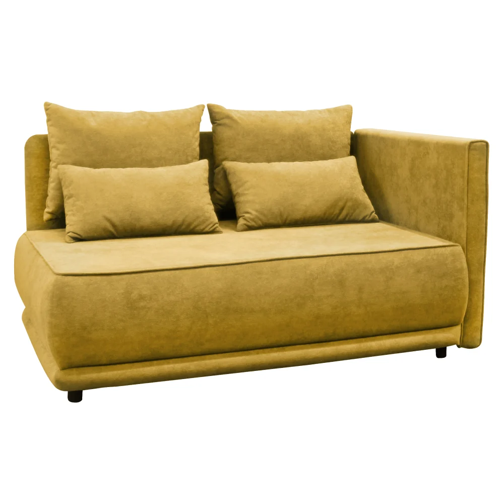 Canapea extensibila, mustar, pe dreapta LIAMI