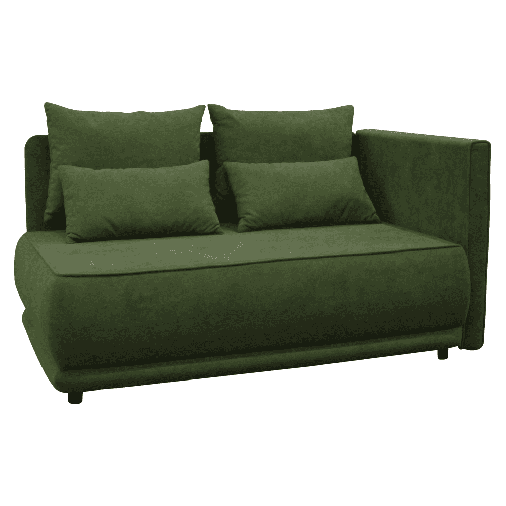 Canapea extensibila, verde, pe dreapta LIAMI
