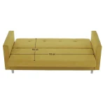 Canapea extensibila, galben, LILANA