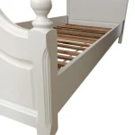 PRODUS RESIGILAT: PAT LEMN MASIV ALB 90×200 CM