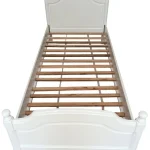 PRODUS RESIGILAT: PAT LEMN MASIV ALB 90×200 CM